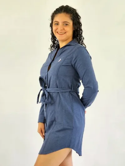 Vestido Cambridge Polo Club para dama color azul