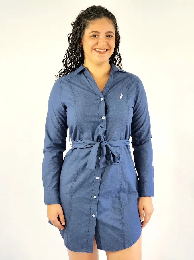 Vestido Cambridge Polo Club para dama color azul