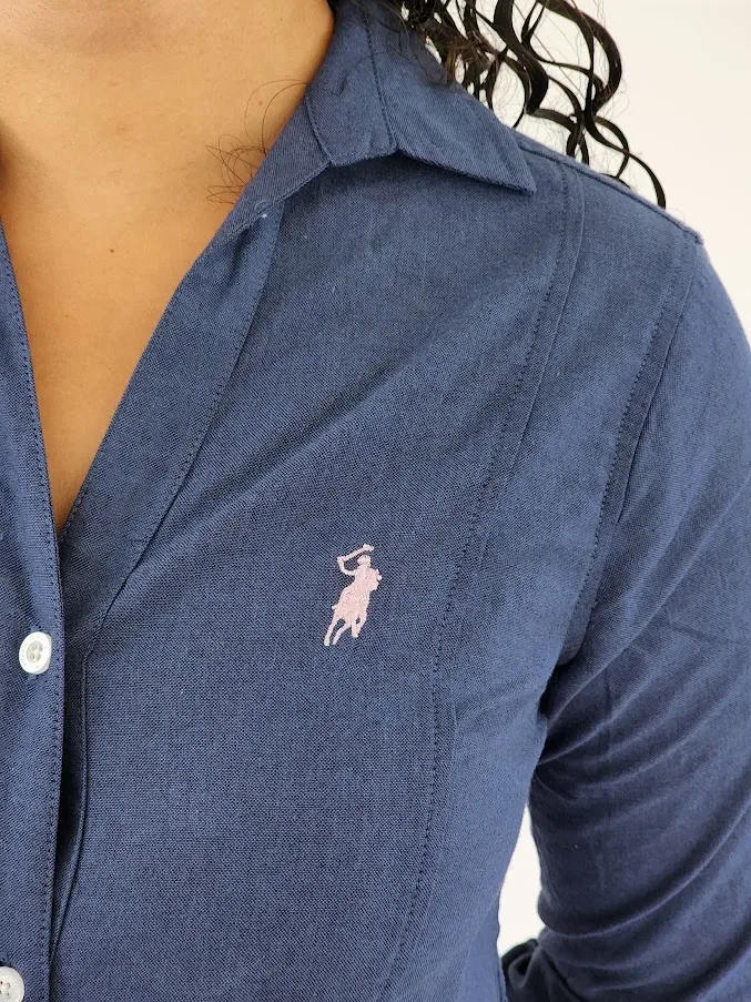Vestido Cambridge Polo Club para dama color azul