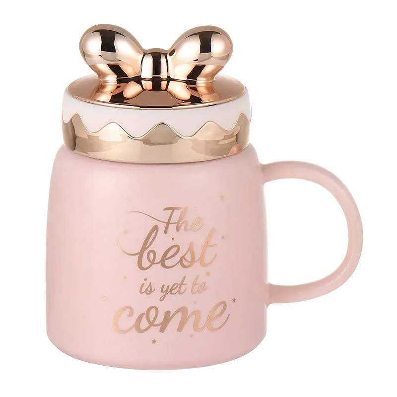 Tasa para Café con Tapa de Moño