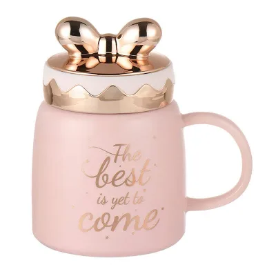 Tasa para Café con Tapa de Moño
