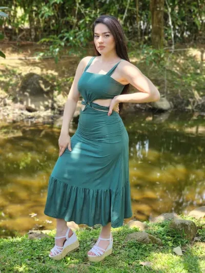 Vestido Cocoa Blue para dama color verde