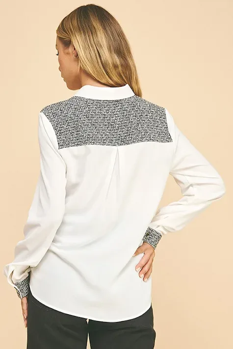 Camisa Have para dama #H8719 COLOR BLANCO