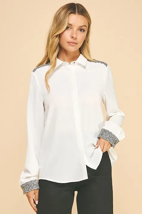 Camisa Have para dama #H8719 COLOR BLANCO