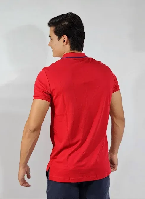 Camiseta US Polo ASSN para caballero color rojo