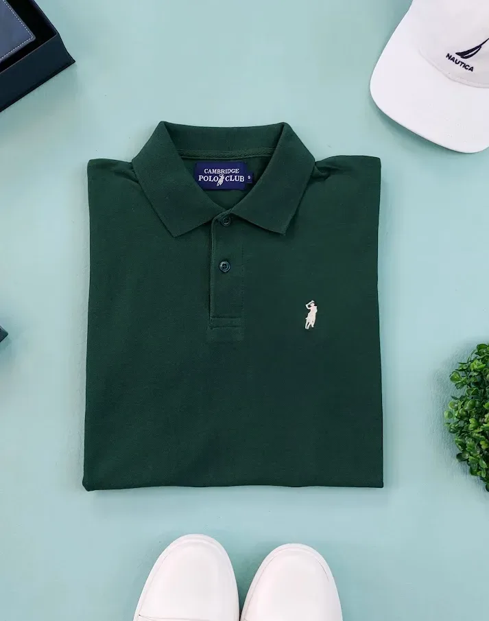 Camiseta Cambridge Polo Club para Caballero Color Verde