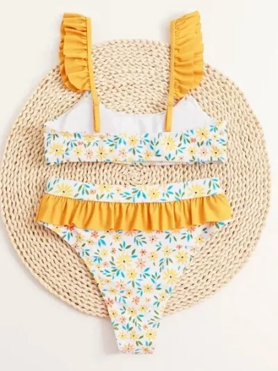 Vestido de baño para dama diseño floral