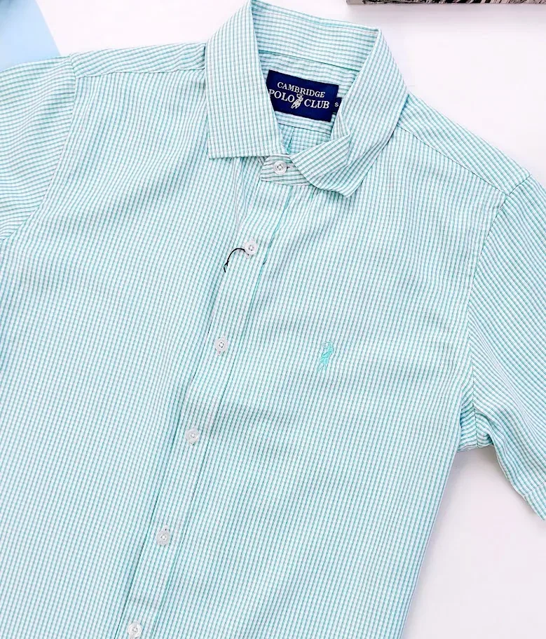Camisa Cambridge Polo Club para caballero diseño a cuadros