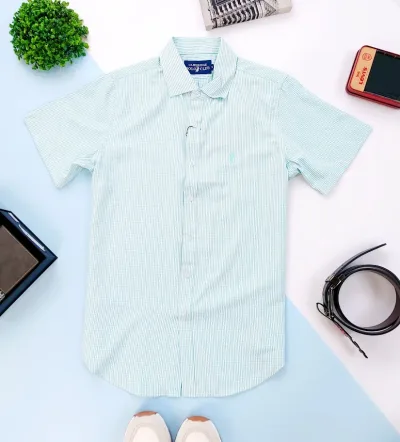 Camisa Cambridge Polo Club para caballero diseño a cuadros