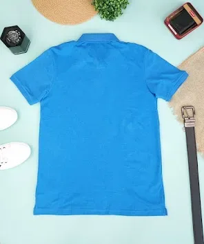 Camiseta Cambrige Polo Club para caballero color azul claro