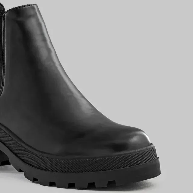 Botines Coral Chicago 2 Black gloss para dama