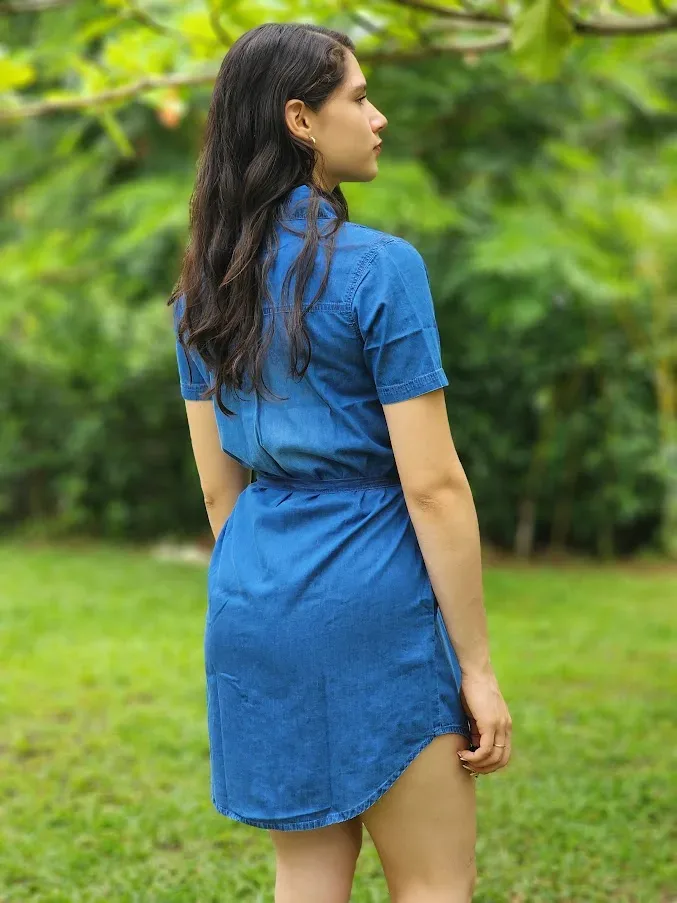 Vestido Cambridge Polo Club para dama color azul