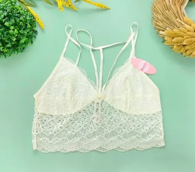 Bralette para dama color blanco hueso