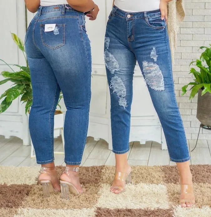 Jeans para dama Latin Idol 92-11 color azul