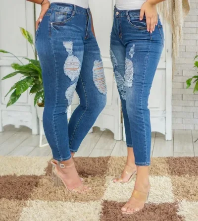 Jeans para dama Latin Idol 92-11 color azul