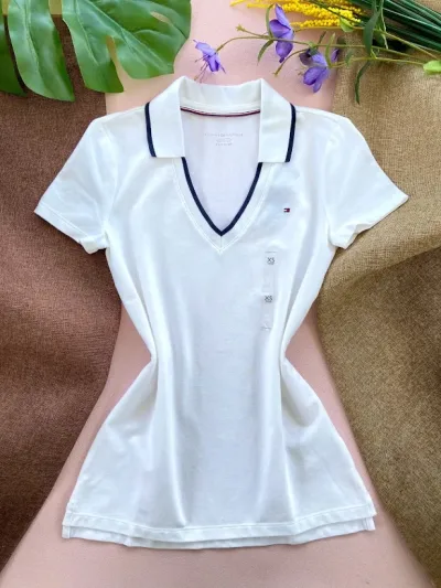 Camiseta Tommy Hilfiger para dama color blanco
