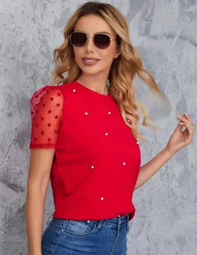 Blusa para dama color rojo