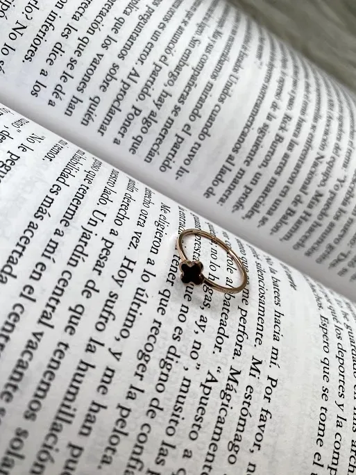 Anillo de acero inoxidable para dama