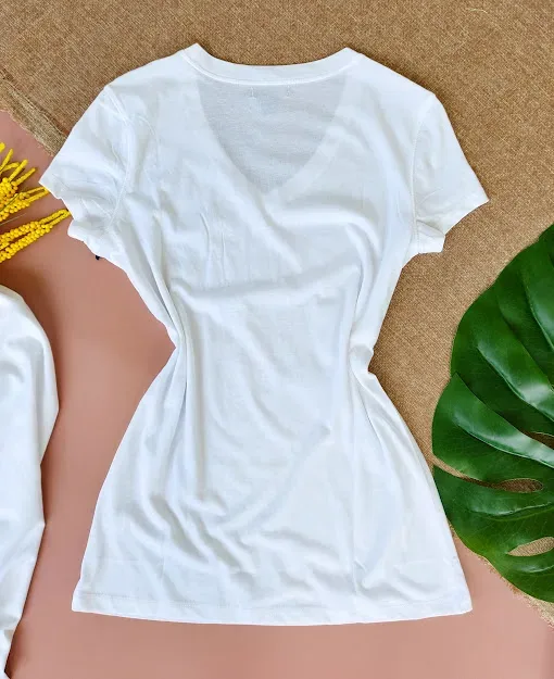 Camiseta U.S Polo para dama color blanco