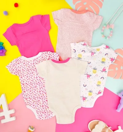 Set de mamelucos para niña