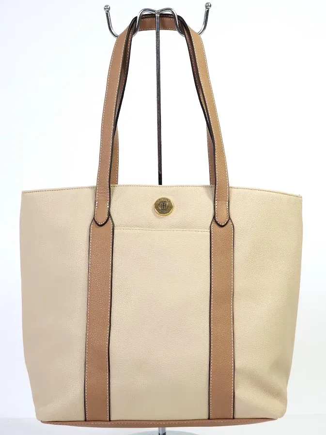 Bolso Tommy Hilfiger para dama beige y café