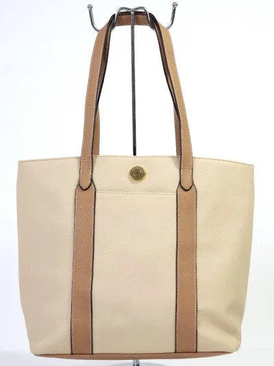 Bolso Tommy Hilfiger para dama beige y café