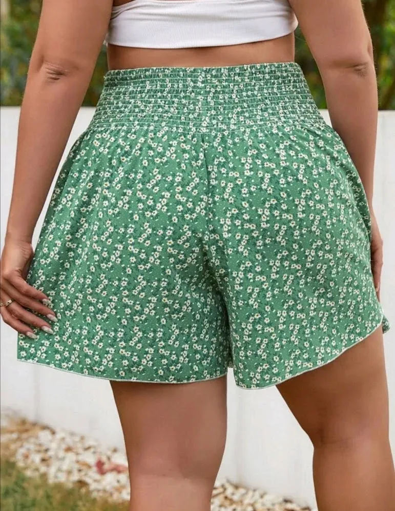 Short para dama color verde