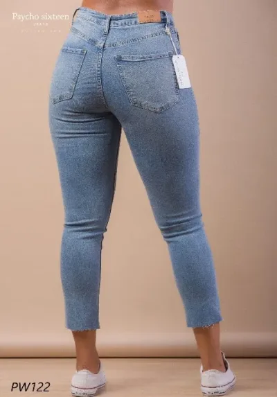 Jeans Psycho Sixteen para dama #PW122 color azul