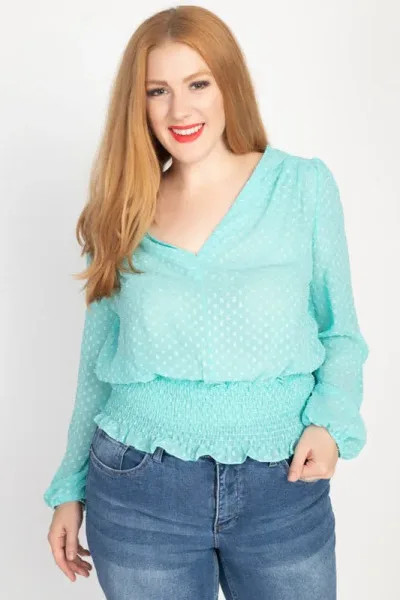 Blusa para dama color verde menta