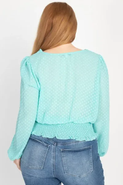 Blusa para dama color verde menta
