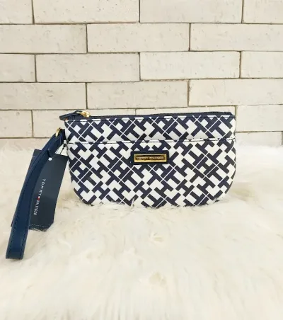 Cartera Tommy Hilfiger para dama color azul