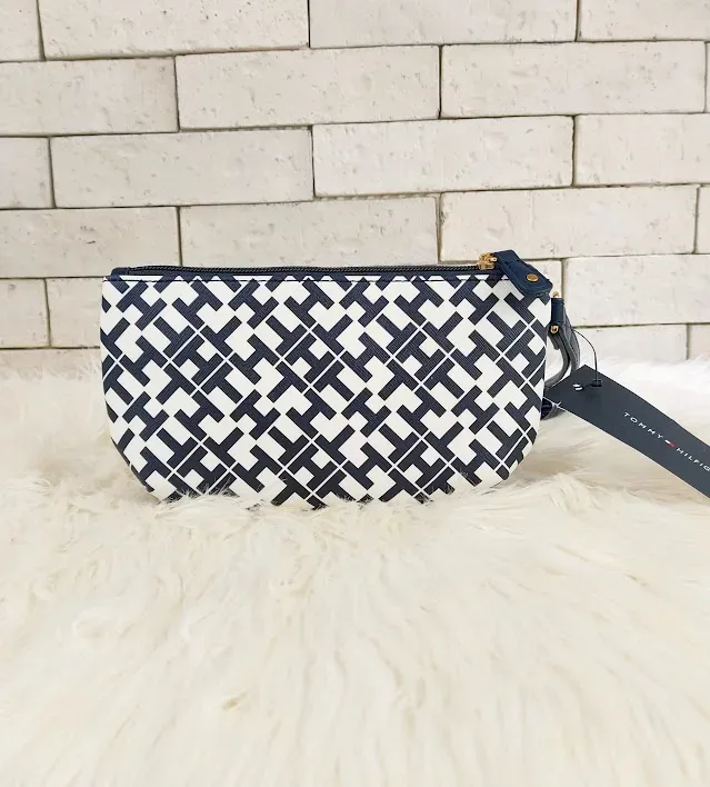 Cartera Tommy Hilfiger para dama color azul