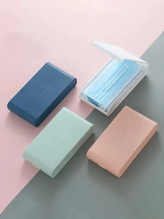 1 Porta mascarillas color blanco