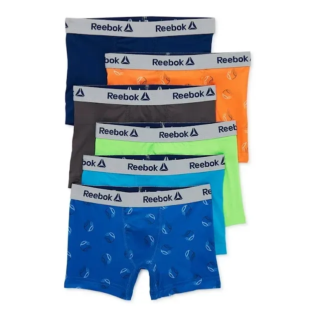 Set de boxer Reebok para niño multicolor
