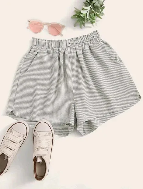Short para dama diseño a rayas