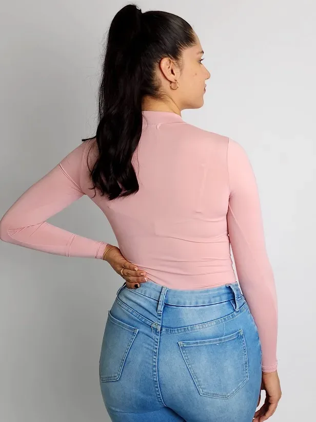 Body para dama color Palo Rosa
