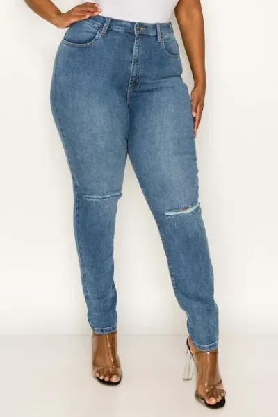 Jeans plus size para dama  MAP #1049