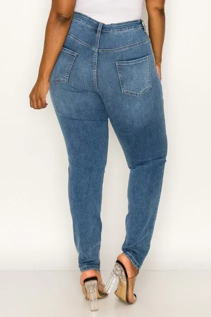 Jeans plus size para dama  MAP #1049