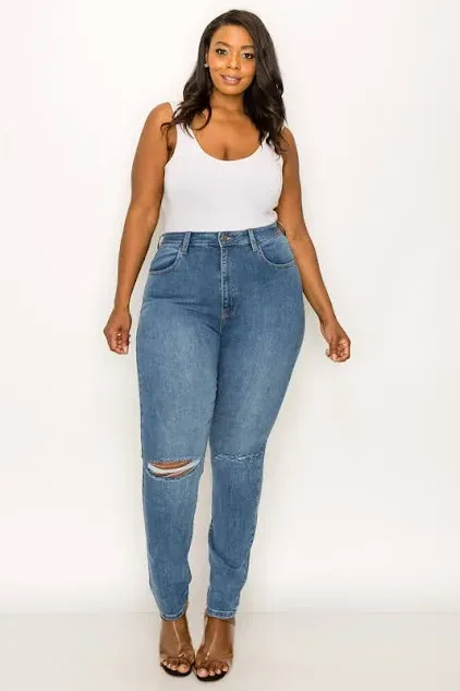 Jeans plus size para dama  MAP #1049