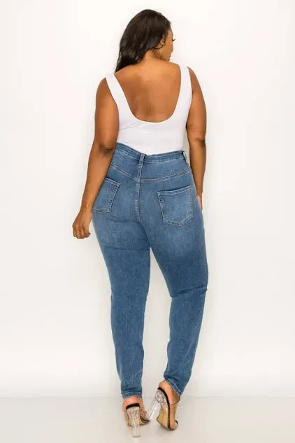 Jeans plus size para dama  MAP #1049