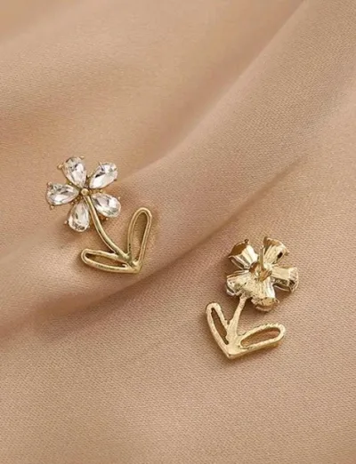 Aretes para dama color dorado