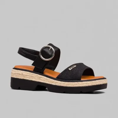Sandalias para dama Irene Black Pu