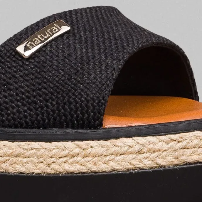 Sandalias para dama Irene Black Pu