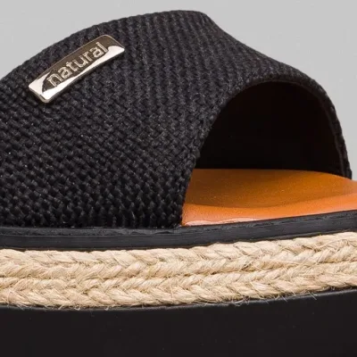 Sandalias para dama Irene Black Pu