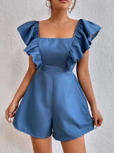 Enterizo para dama color azul navy