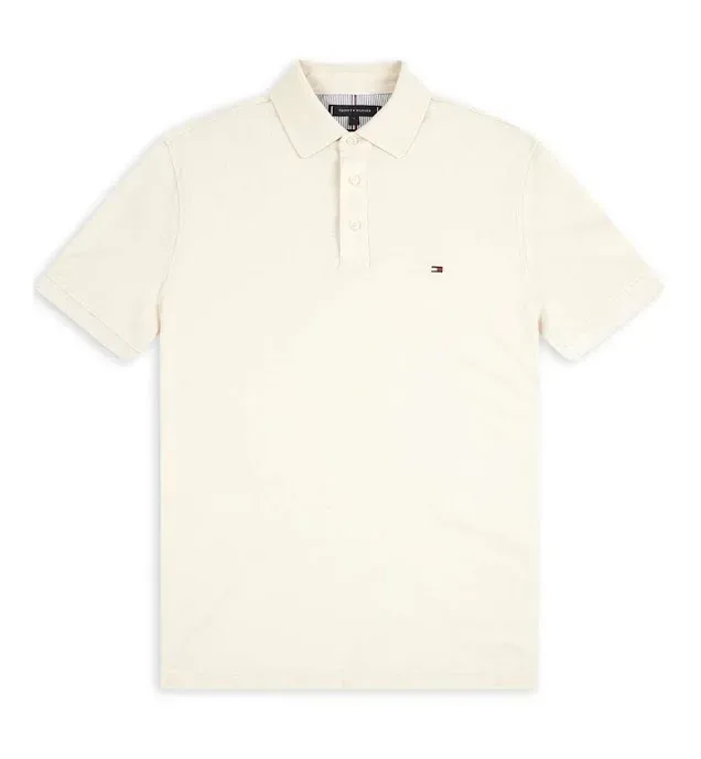 Camiseta Tommy Hilfiger Slim Fit para caballero color beige