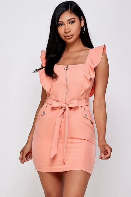 Vestido para dama con cremallera