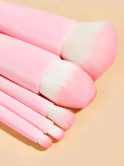 Set de 5 brochas rosadas