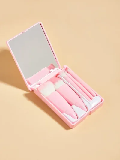 Set de 5 brochas rosadas