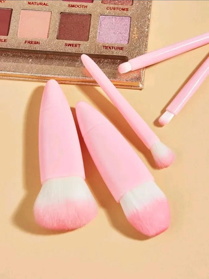 Set de 5 brochas rosadas